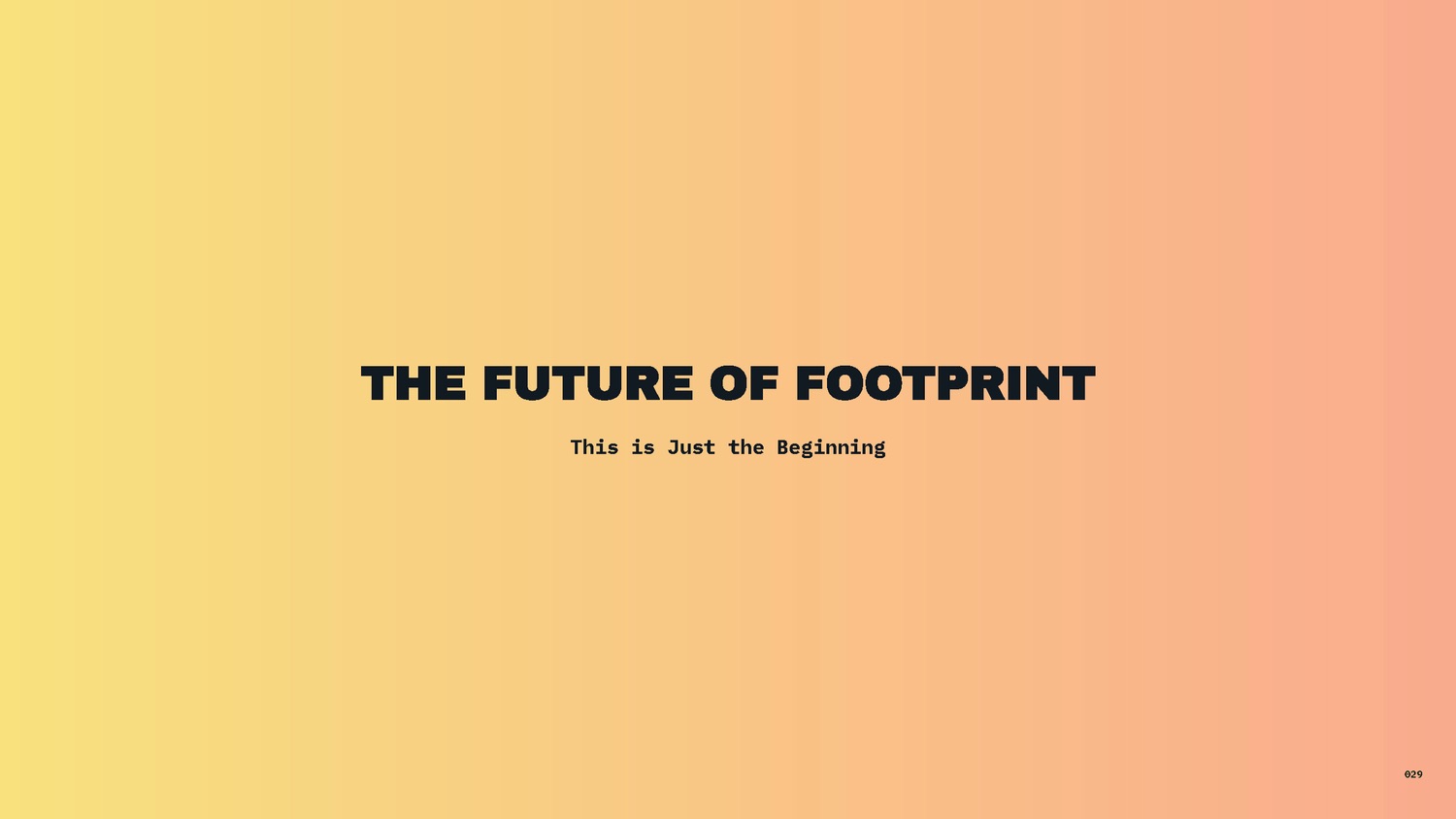 FOOTPRINT deck — page 29