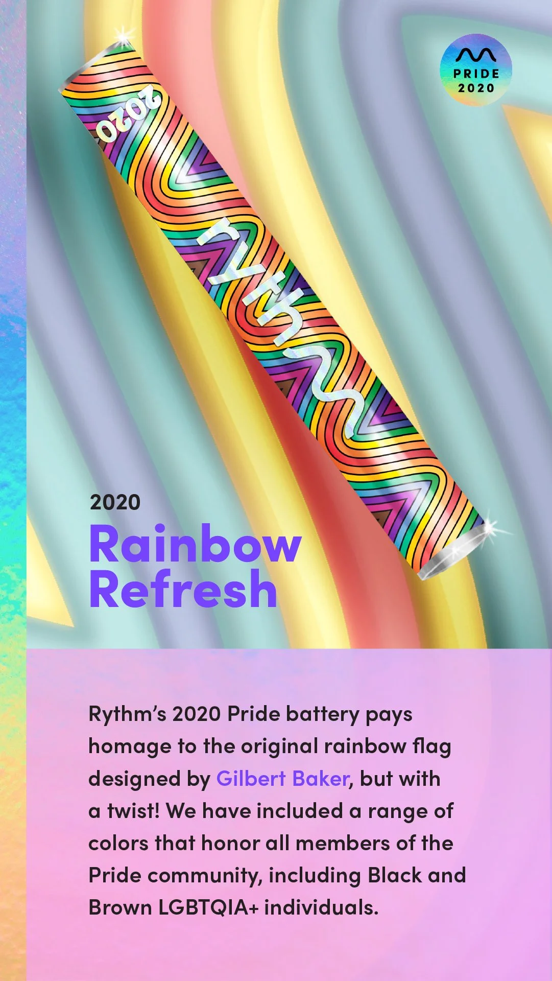 Gilbert Baker — intro slide