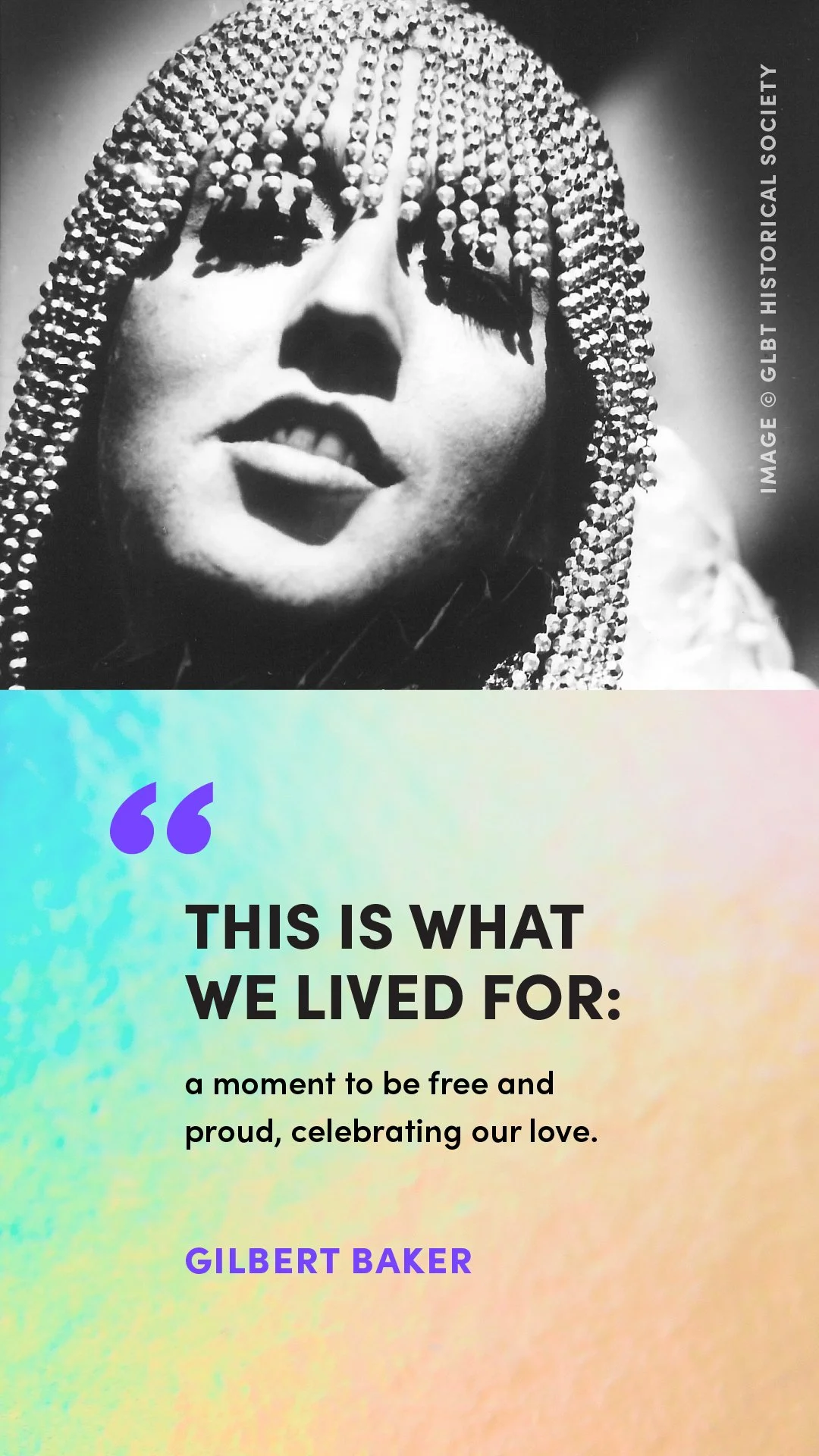 Gilbert Baker — quote slide