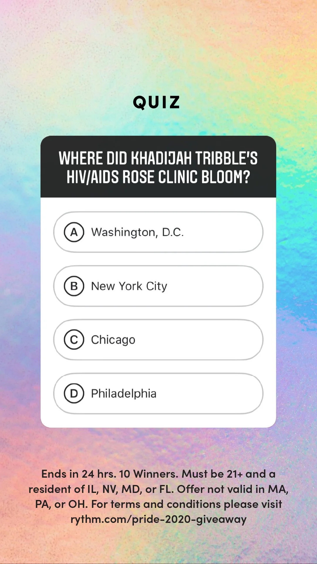 Khadijah Tribble — quiz slide